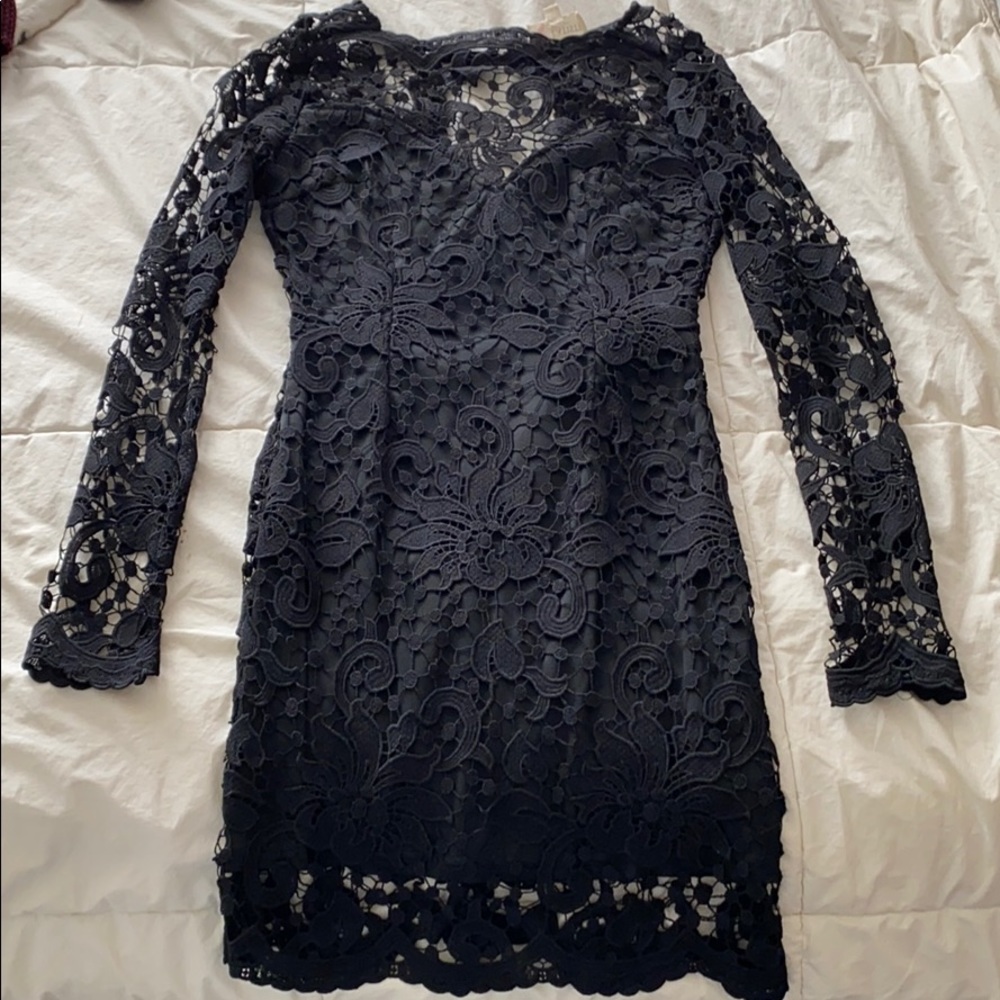 -CLOSET CLEAROUT- Open back black dress